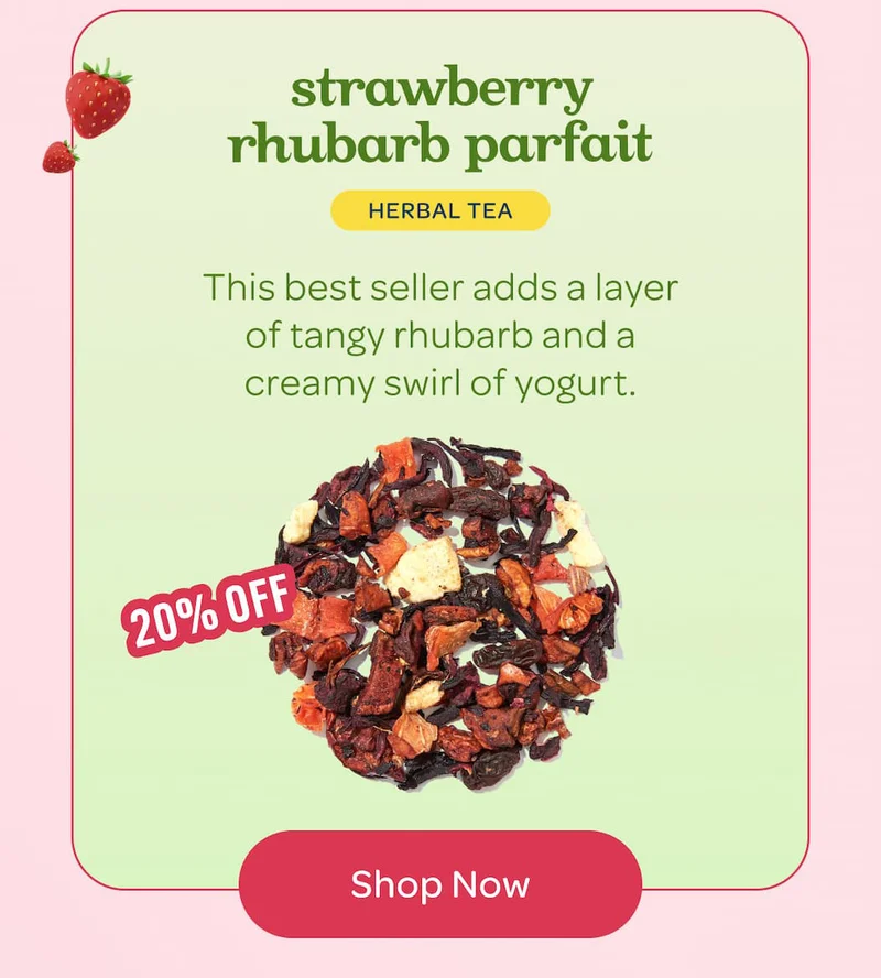strawberry rhubarb parfait