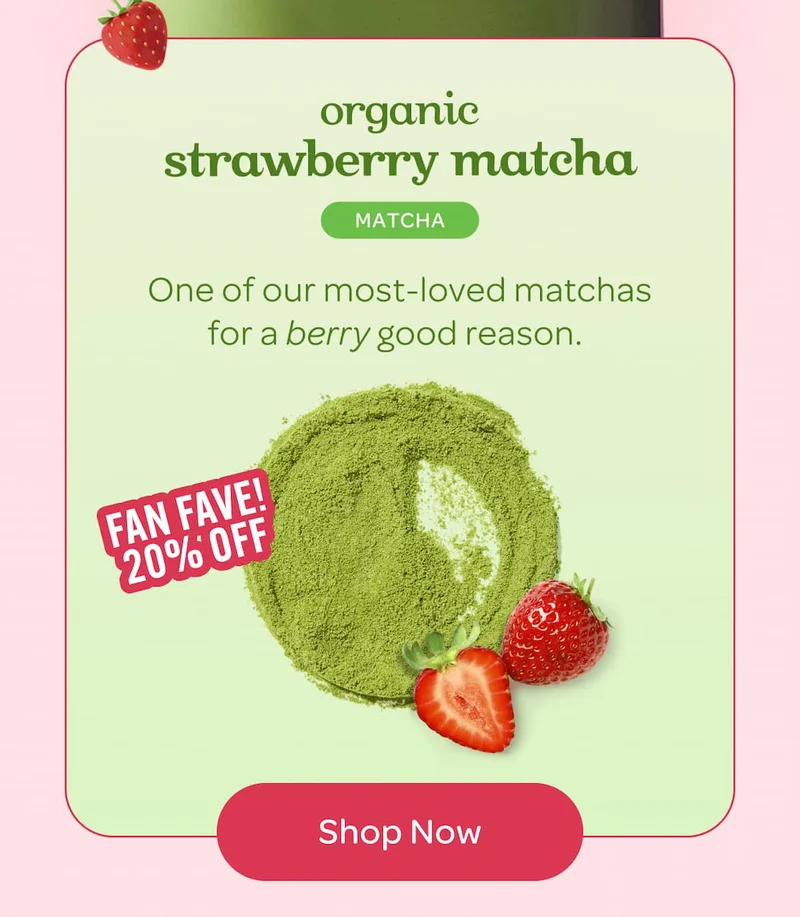 Organic Strawberry Matcha
