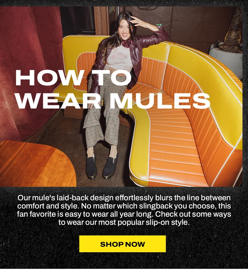 Shop comfortable mules