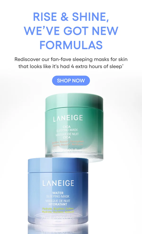 new sleeping mask formulas