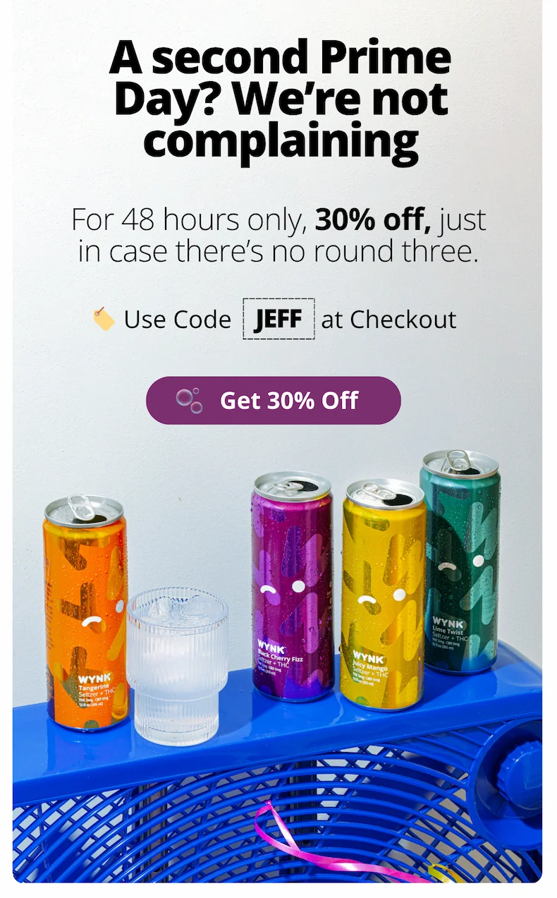 Get 30% Off Wynk for Prime Day! Use code 'JEFF' at checkout