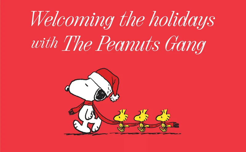 Welcoming the holidays with The Peanuts Gang