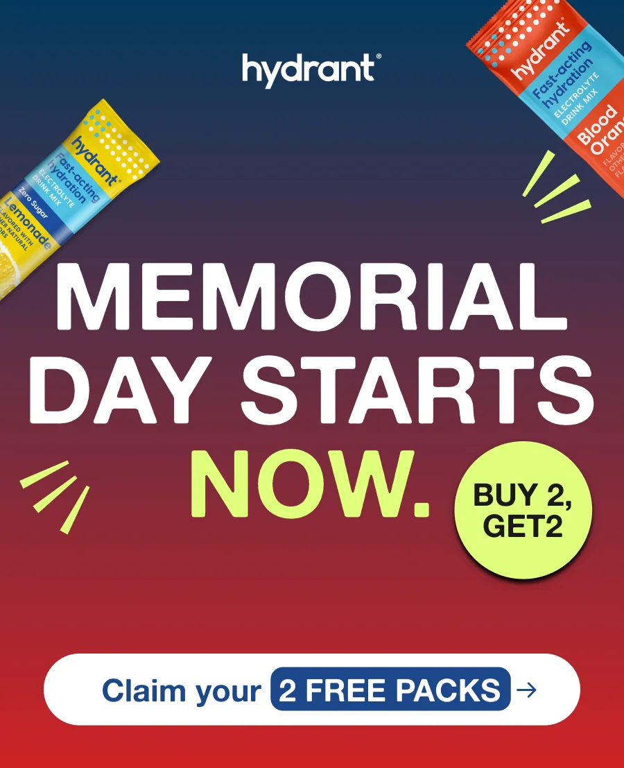 MEMORIAL DAY STARTS NOW. | Claim your 2 FREE PACKS