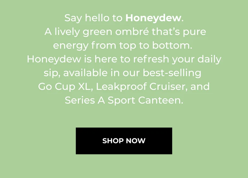 NEW Honeydew drinkware