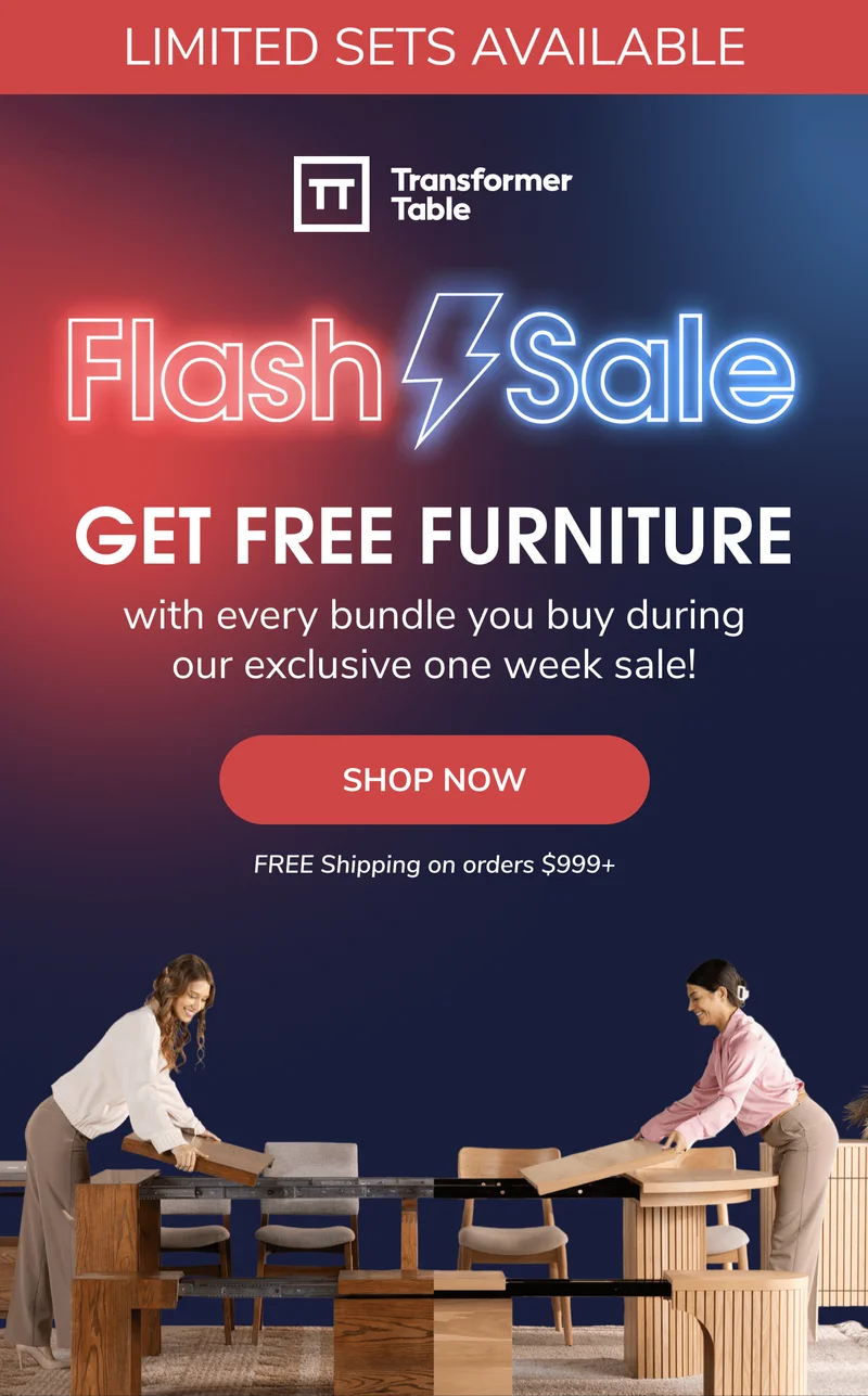 FLASH SALE: Claim Your FREE Bench Or Chairs