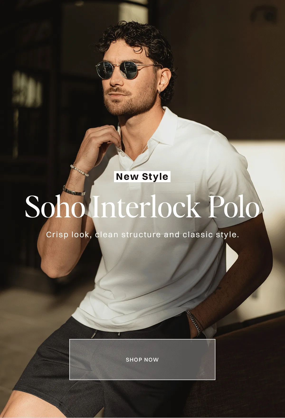 Shop New Style - Soho Interlock Polo