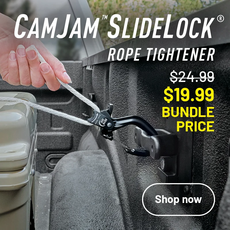 CamJam® SlideLock® Rope Tightener | $19.99 BUNDLE PRICE