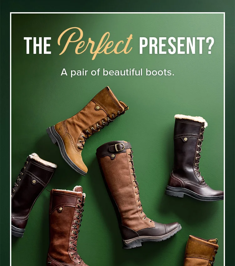 The Perfect Present? A pair of beautiful boots.