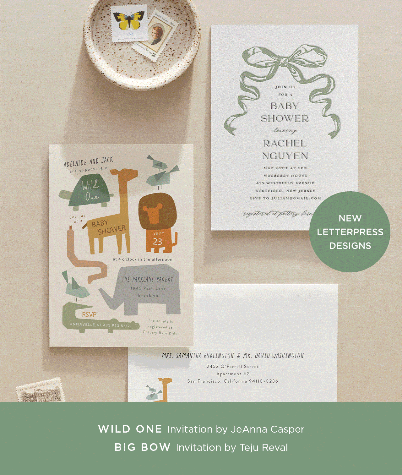 New Letterpress Designs