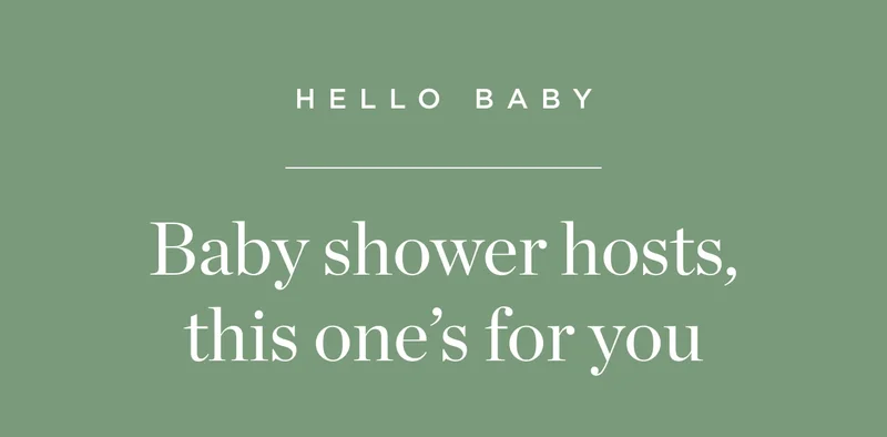 Baby Shower Hosts, This One's For You