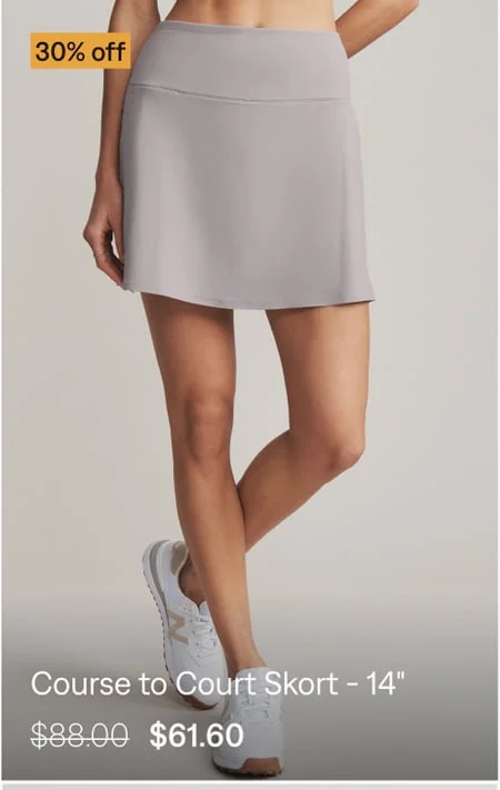 Course to Court Skort - 16''