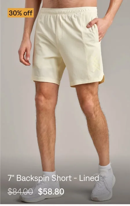 7'' Backspin Short - Lined