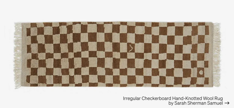 Shop Irregular Checkerboard Rug