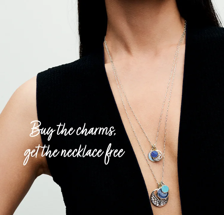 Model wearing Pandora jewelry