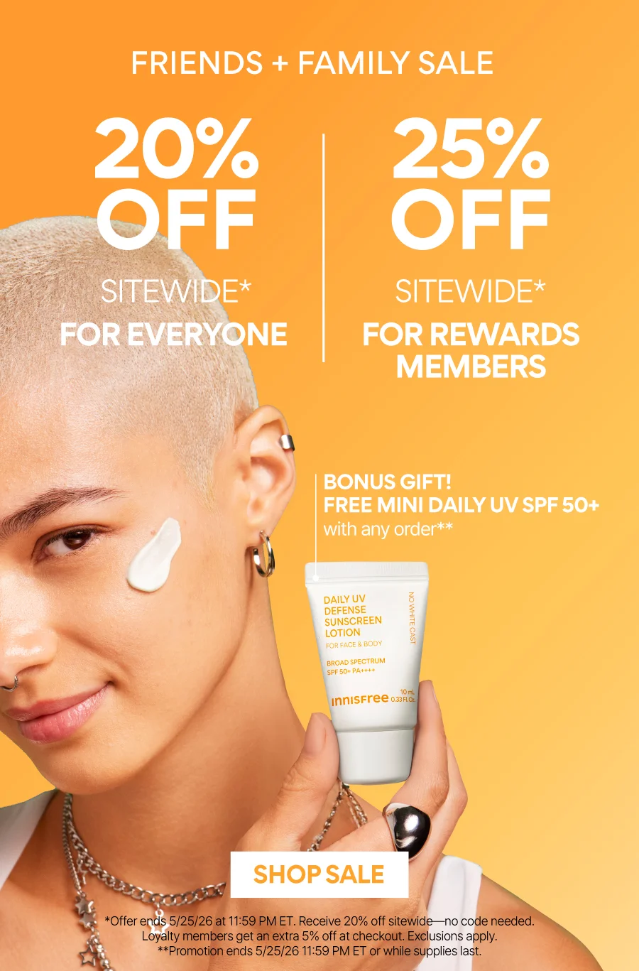 FRIENDS & FAMILY SALE: UP TO 25% OFF PLUS BONUS FREE MINI DUV MINI