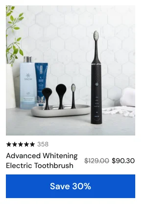 Advanced Whitening Electric Toothbrush [ADD TO CART]