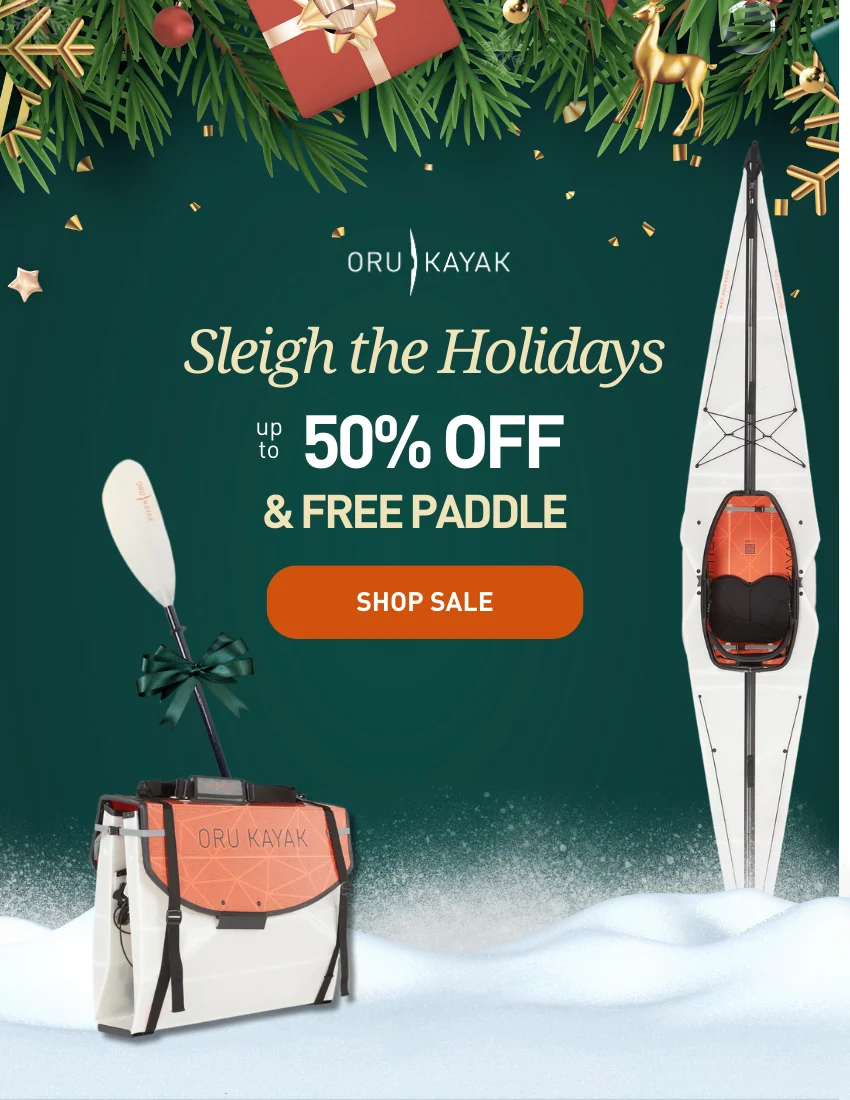 HOLIDAY SALE: UP TO 50% OFF + FREE PADDLE. GIVE MORE, SPEND LESS!