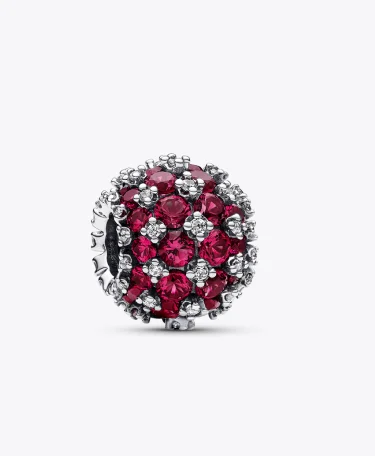 Sparkling Round Pavé Charm