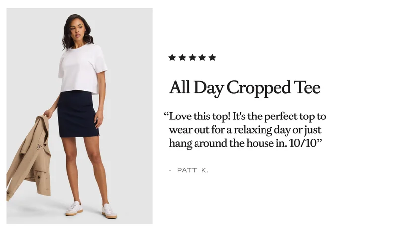 All Day Cropped Tee - Shop Now All Day Cropped Tee - Shop Now