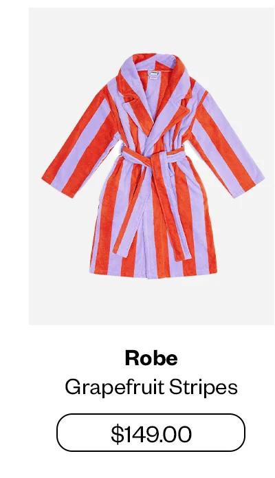 Robe - Grapefruit Stripes≈