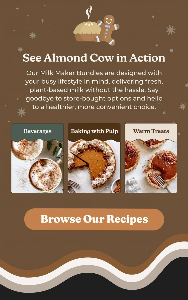 See Almond Cow in Action
