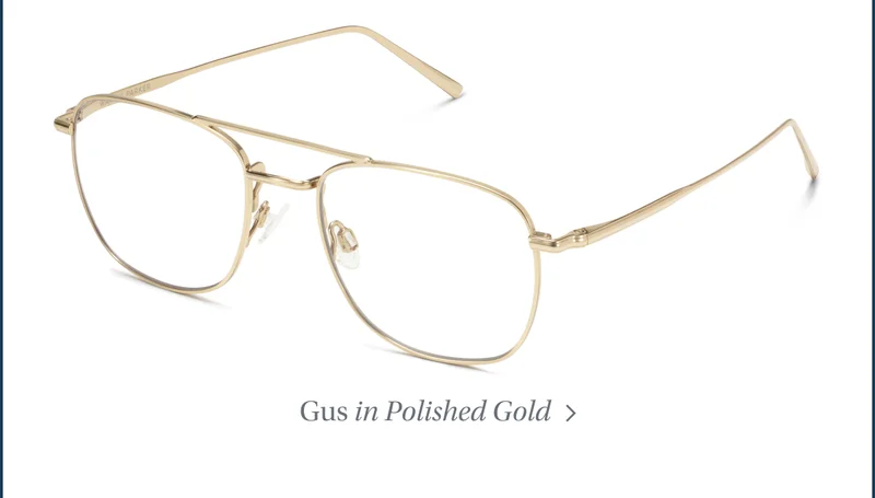 Gus in Polished Gold