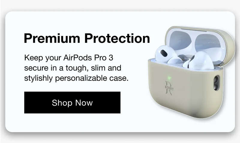 Premium Protection Keep your AirPods Pro 3 secure in a tough, slim and stylishly personalizable case.
