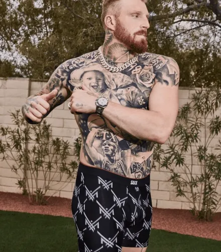 Even his boxers have game.