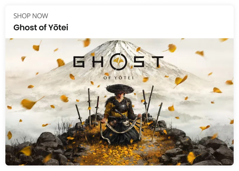 SHOP NOW | Ghost of Yotei