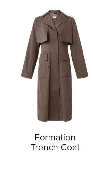 Formation Trench Coat - Olive Tree
