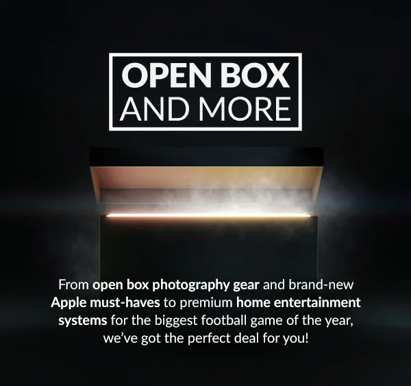 OPEN BOX AND MORE