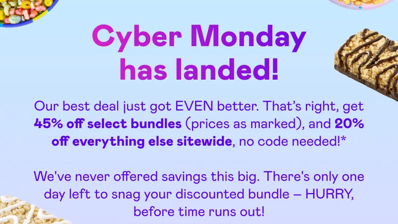 Cyber Monday has landed!