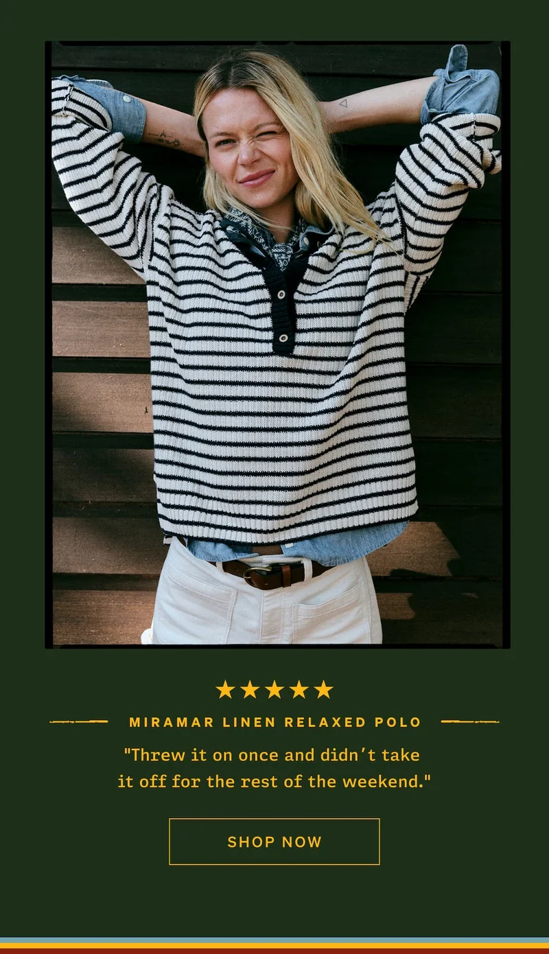 Miramar Linen Relaxed Polo
