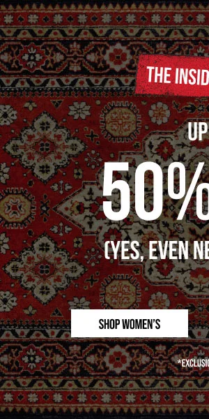 Up to 50% off Sitewide Shop Women's