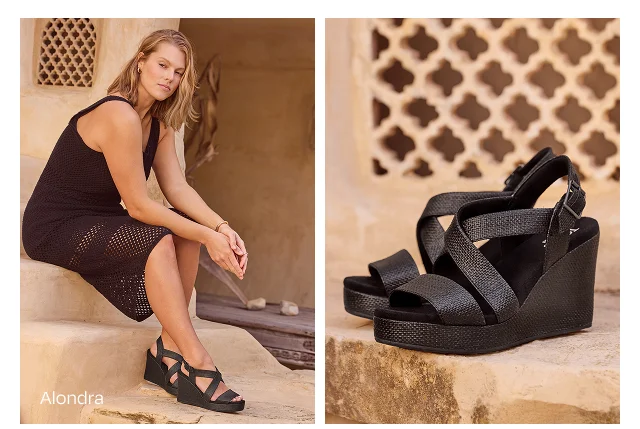 Alondra Wedge Sandal - Image