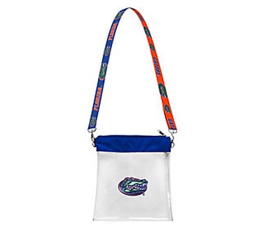 Littlearth NCAA 3D Logo Clear Satchelette