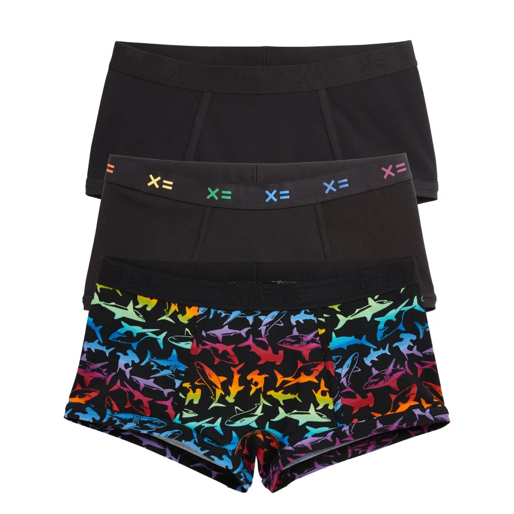 Image of Boy Shorts 3-Pack - Shark Frenzy
