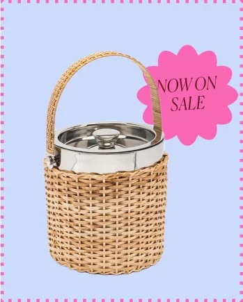 Rattan Ice Bucket - Now on Sale