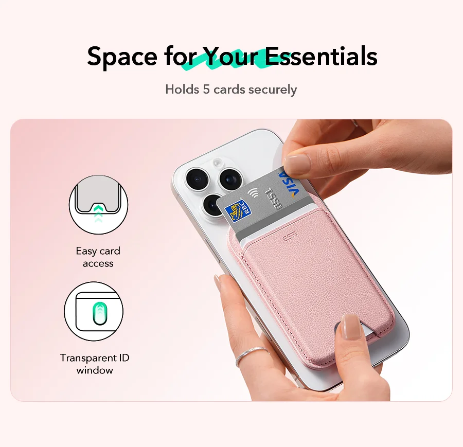 Holds 5 cards securely