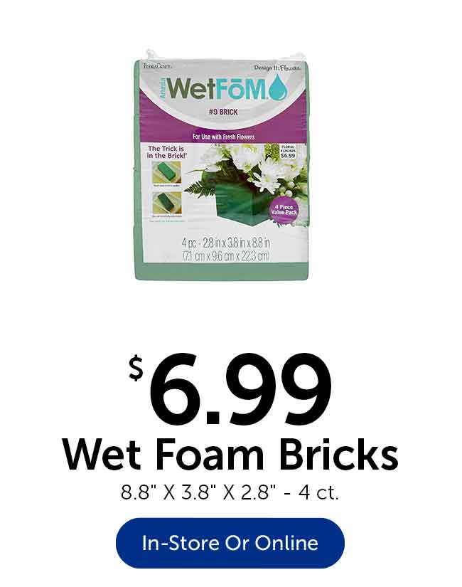Wet Foam Bricks
