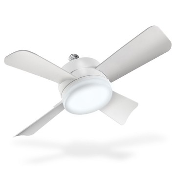 Bell & Howell 2-in-1 Socket Ceiling 3 Speed Fan & LED Light with Remote