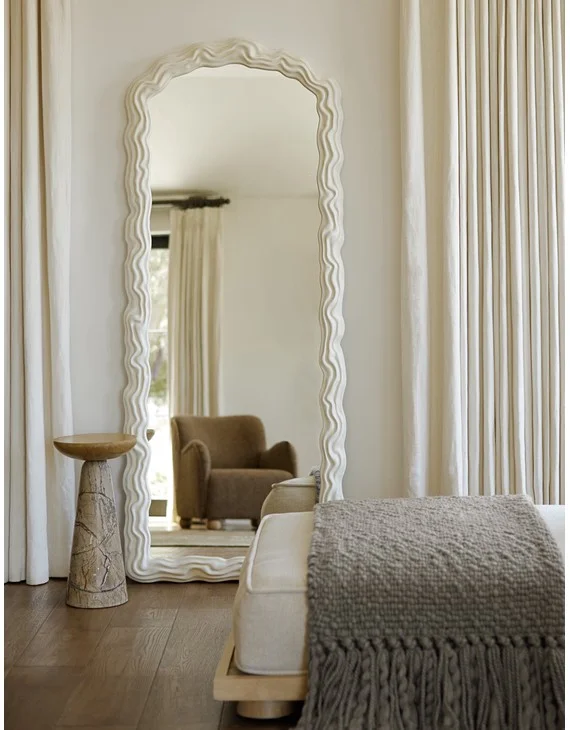 Anastasia Floor Mirror by Sarah Sherman Samuel - Ivory