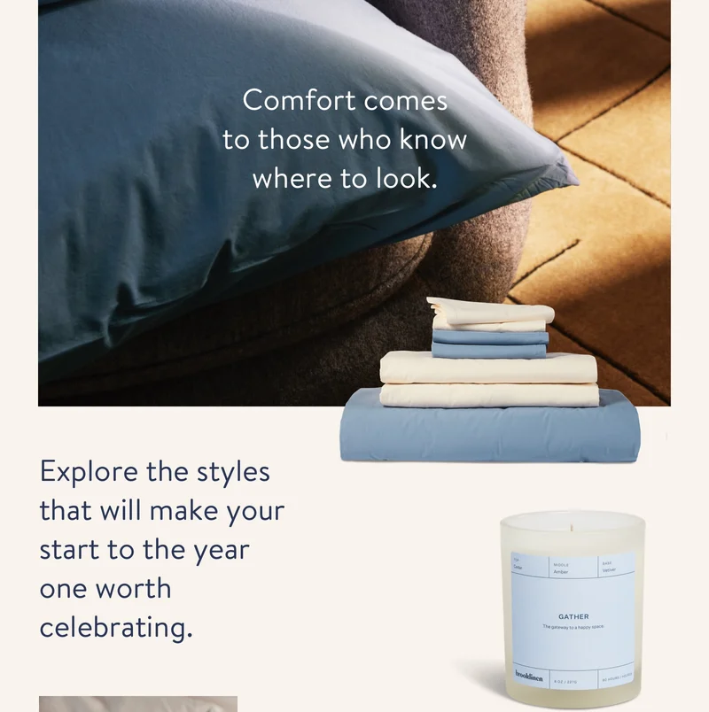 Comfort comes to those who know where to look.