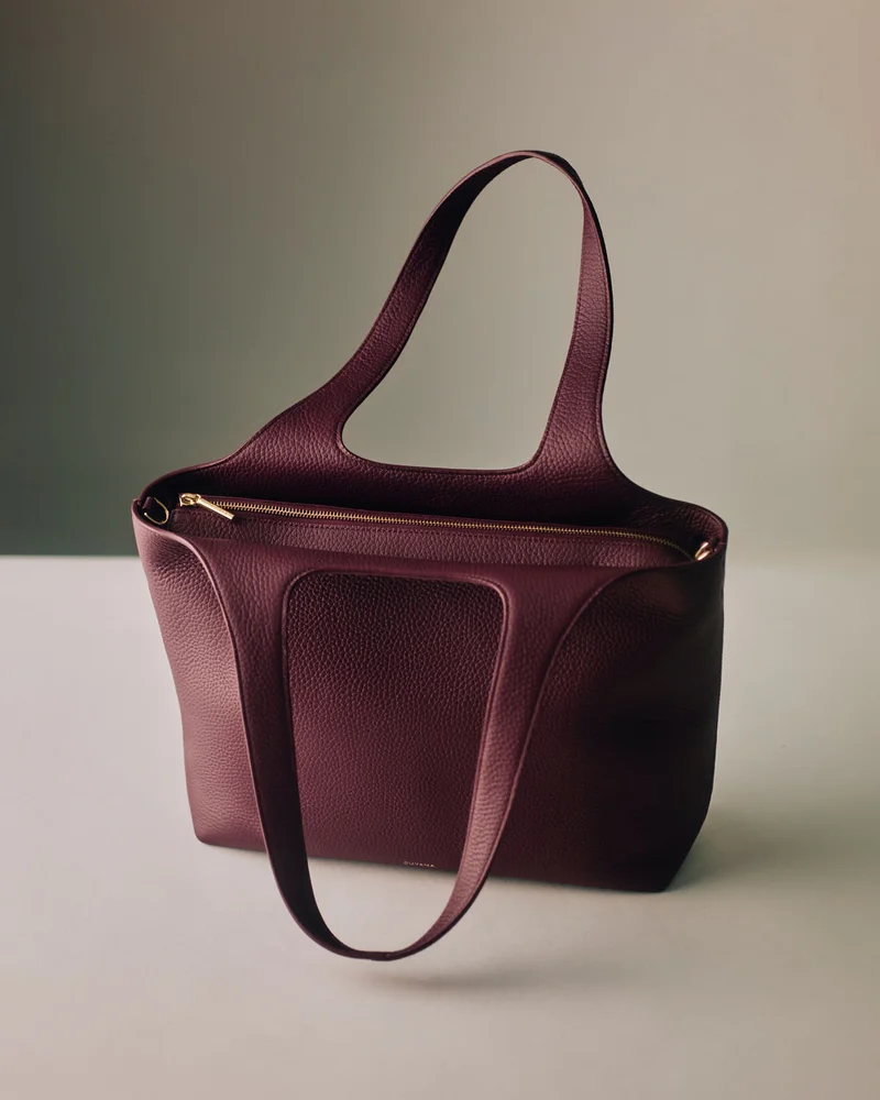 System Zipper Tote 13-Inch Cherry