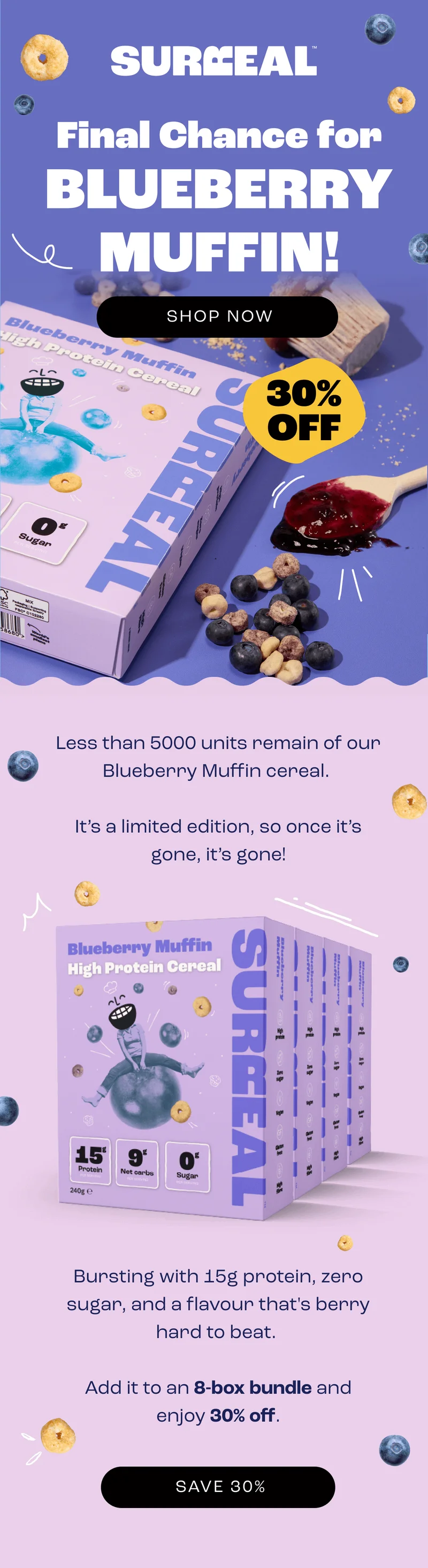 Final Chance for Blueberry Muffin!