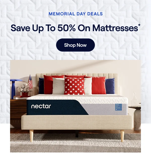 Save up to 50% on Nectar Mattresses*