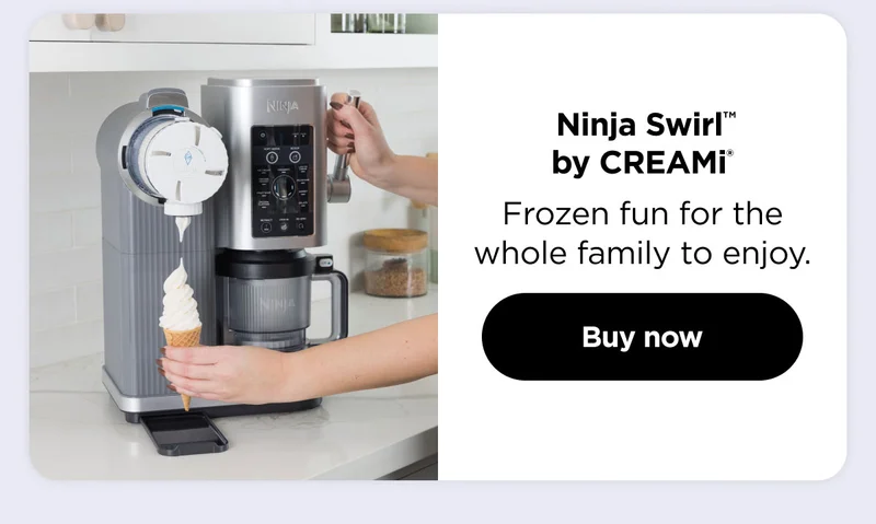 Ninja Swirl™ by CREAMi®-- Frozen fun for the whole family to enjoy.