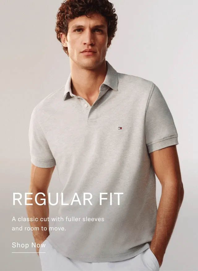 REGULAR FIT A classic cut with fuller sleeves and room to move. Shop Now