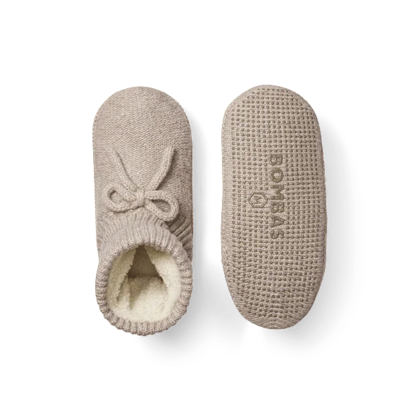 Women's Gripper Slipper Bootie - Sherpa-Lined
