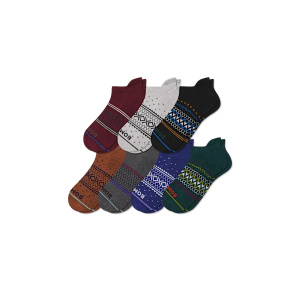 Men’s Week of Bombas Holiday Ankle Sock 7-Pack